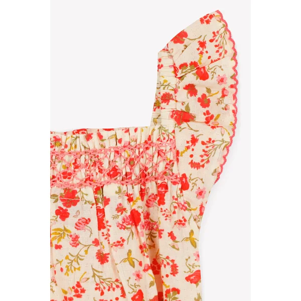 Combinaison Lalix Fleurs Indiennes babygirl Bonton E26 - Soins Bébé Naturels & Produits Maman Après Naissance