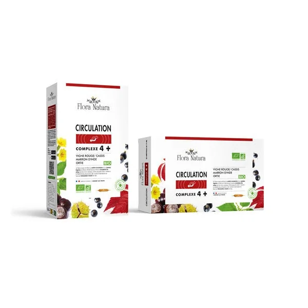 Complexe 4+ Circulation ampoule 20x15ml