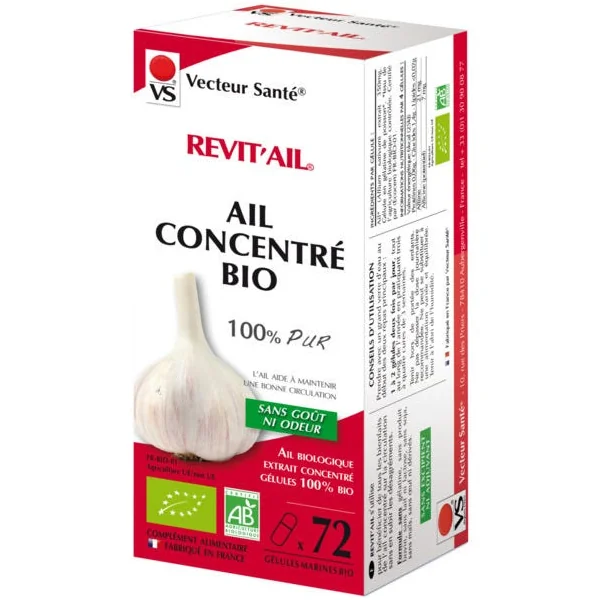 Concentré d'Ail Revit'ail - 72 gélules