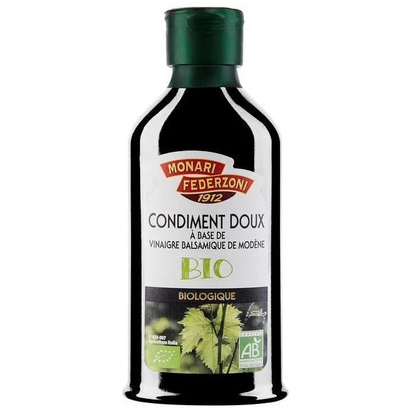Condiment doux, base vinaigre balsamique