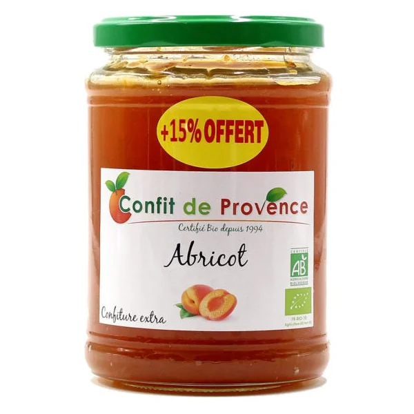Confiture abricot 650g + 15% offert