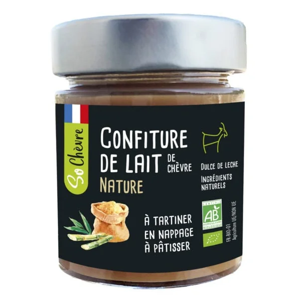 Confiture de lait de chèvre nature