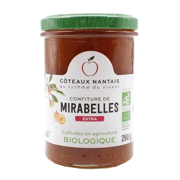 Confiture de mirabelles extra 260g