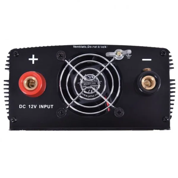 Convertisseur 1500W Puissance max 3000W Onduleur 12V DC Vers AC220-240V Pour tous Types de Véhicule, 29,5x15,1x7,6cm