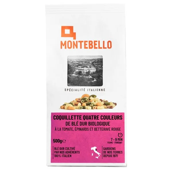 Coquillette quatre couleurs 500g