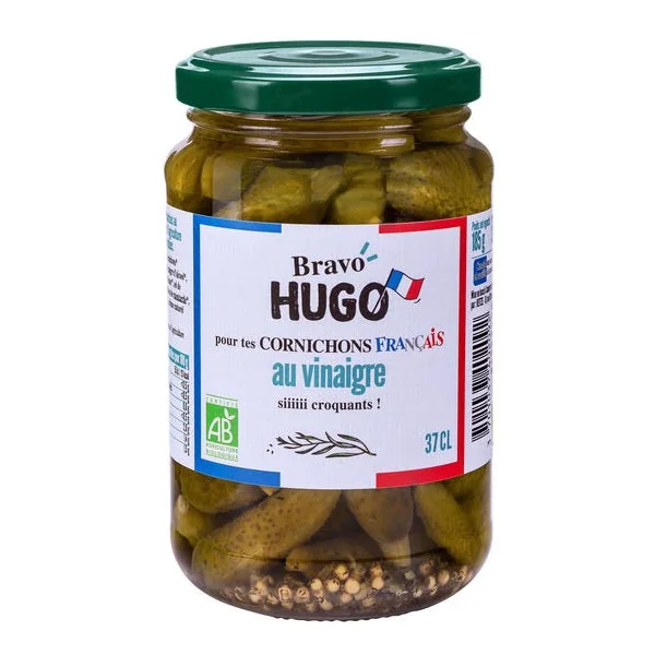 Cornichon France au vinaigre 185g net égoutté