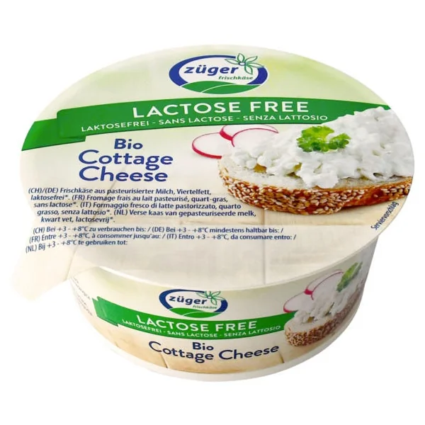 Cottage cheese sans lactose 150g