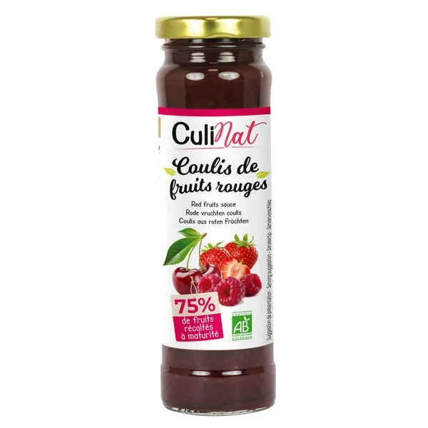 Coulis de fruits rouges 160g