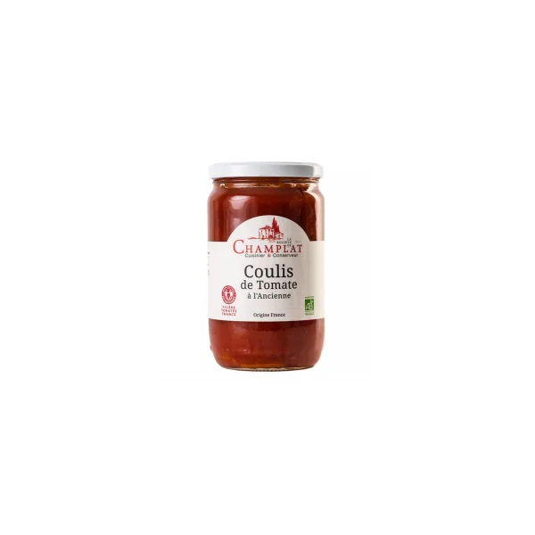 Coulis de tomates bio à l'ancienne - 650g