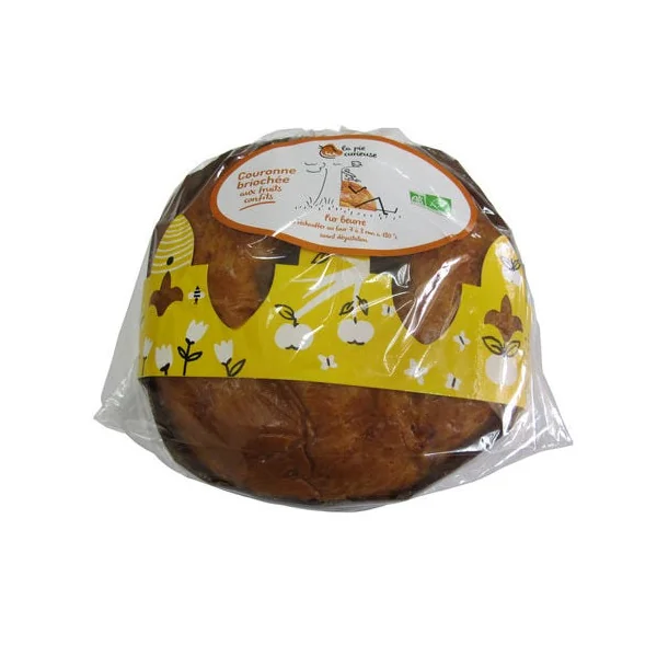 Couronne rois brioche fruits confit 350g