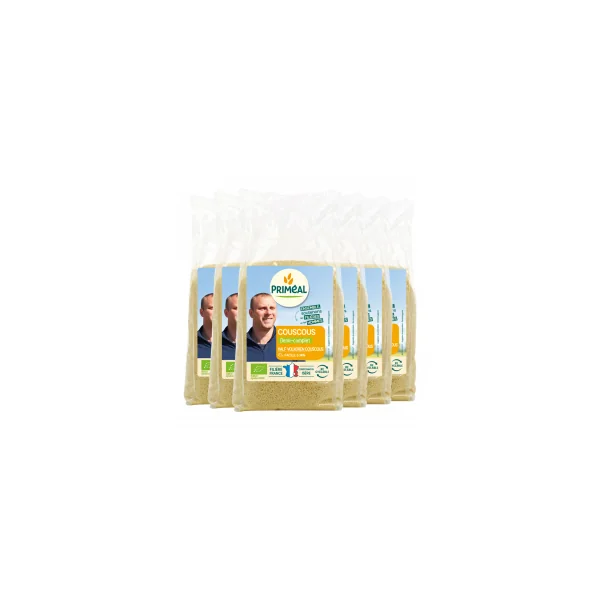 Couscous demi complet origine France - Lot de 6x1kg