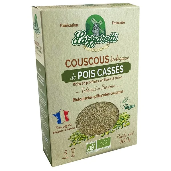 Couscous pois cassés France 400g