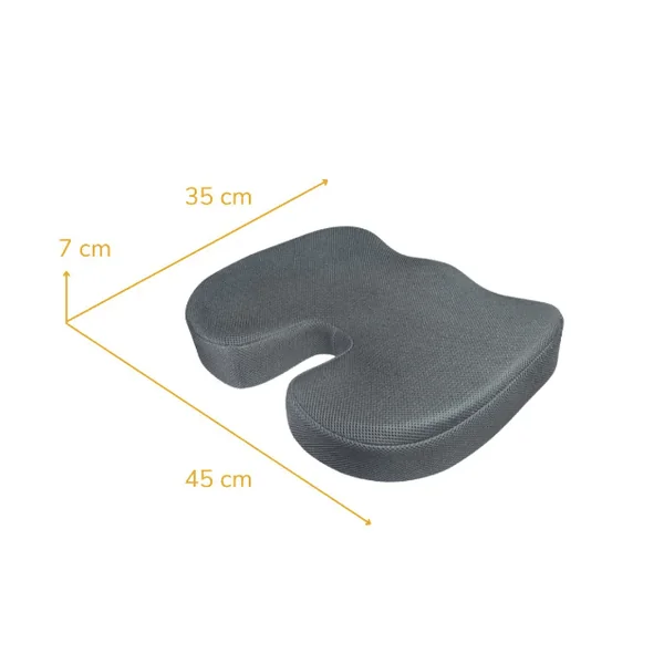 COUSSIN COCCYX ERGONOMIQUE EN FORME DE U-COUSSIN FESSIER- INPHYSIO - Oplus Médical