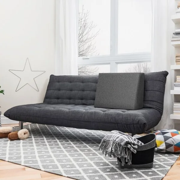 Coussin de Palette avec Fermeture Eclair 20 x 60 x 40CM en Eponge avec Housse Imperméable