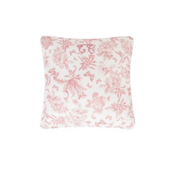 Coussin toile de jouy Tartine et chocolat - Soins Bébé Naturels & Produits Maman Après Naissance