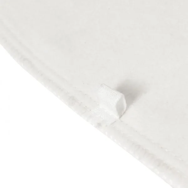 Couverture électrique chauffante Lavable réglable en température et minuterie en Polyester 190x90cm Blanc