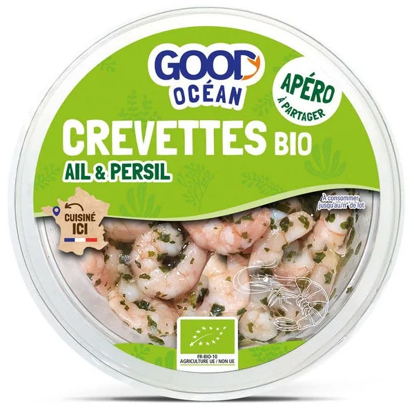 Crevettes tapas ail et persil 100g