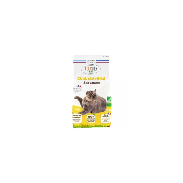 Croquettes à la volaille pour chat stérilisé - 5kg