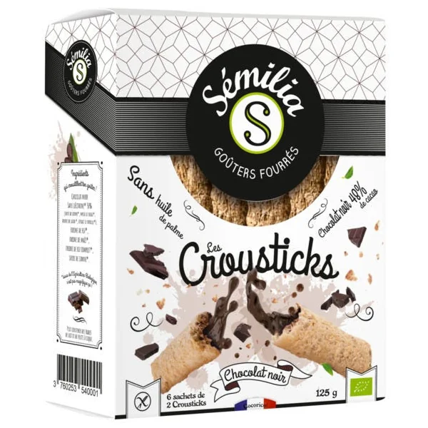 Crousticks chocolat noir (12) 125g