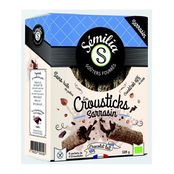 Crousticks sarrasin choco lait (12) 125g
