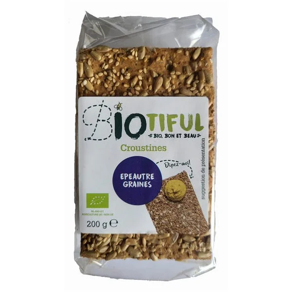 Croustine épeautre graines 200g