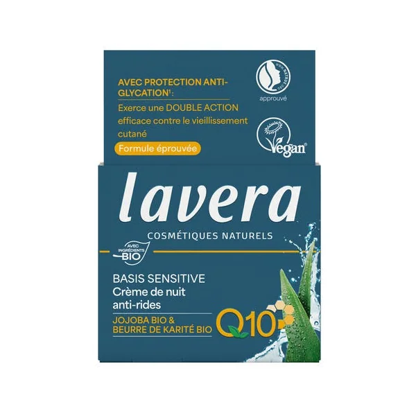 Crème de nuit anti-rides Q10 Basis sensitiv 50ml