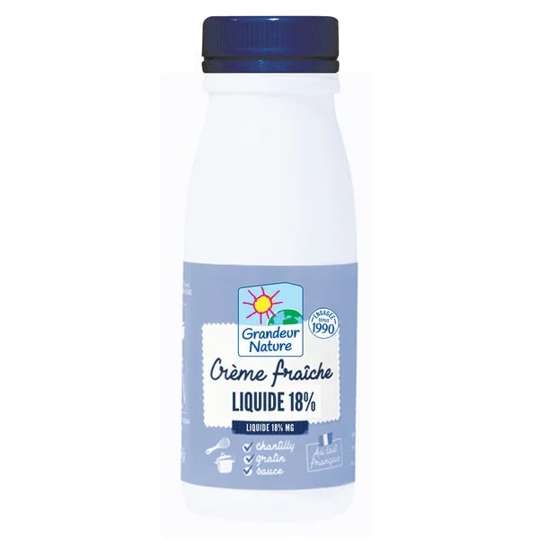 Crème fraiche liquide 18%MG 25cl