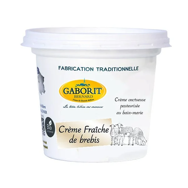 Crème fraîche brebis 60%MG 250g