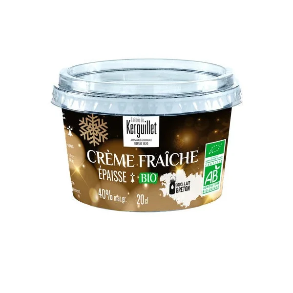 Crème fraîche épaisse 40% MG 20cl