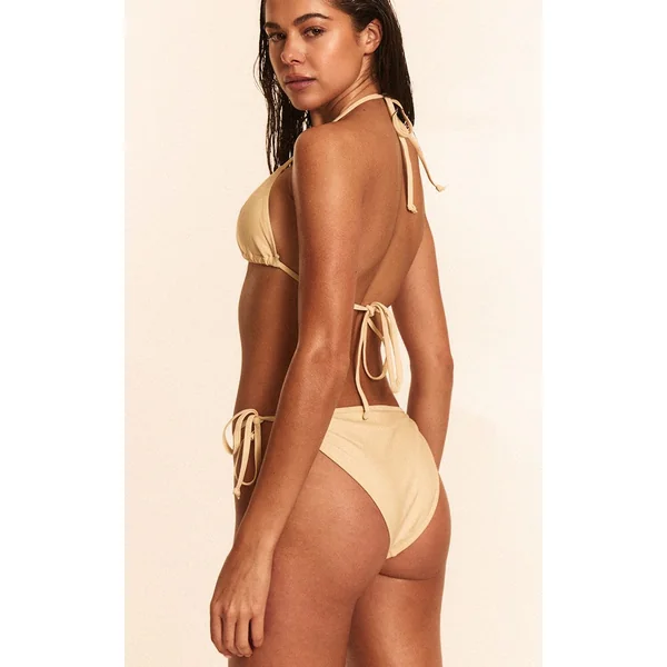 Crème Haut De Bikini Triangle Blanc À Mélanger Et Assortir