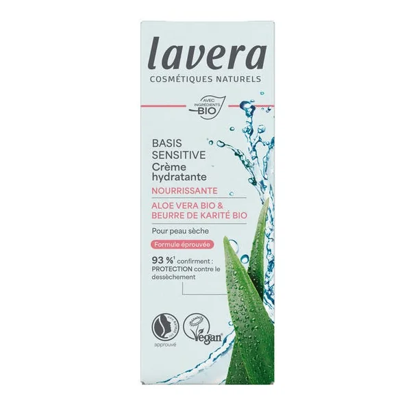 Crème hydratante riche aloe vera & karité Basis sensitiv 50ml