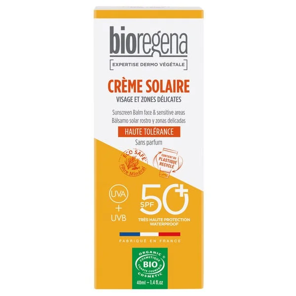 Crème solaire SPF50+ visage 40ml