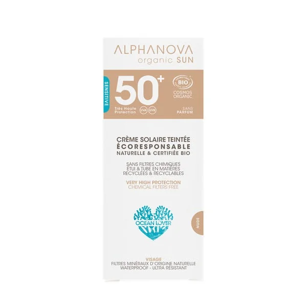 Crème solaire teintée SPF50+ Nude 50g