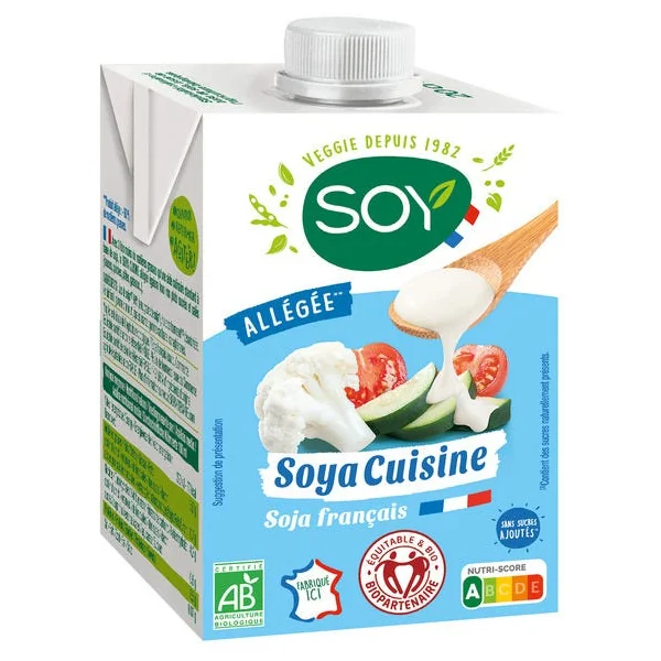 Cuisine soja allégée 20cl