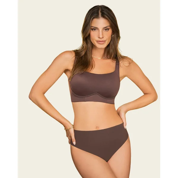Culotte brésilienne taille haute invisible