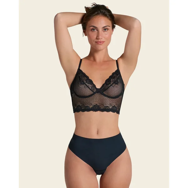 Culotte brésilienne taille haute invisible