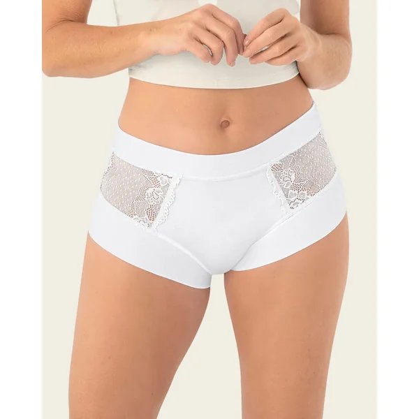 Culotte classique avec détails latéraux en dentelle