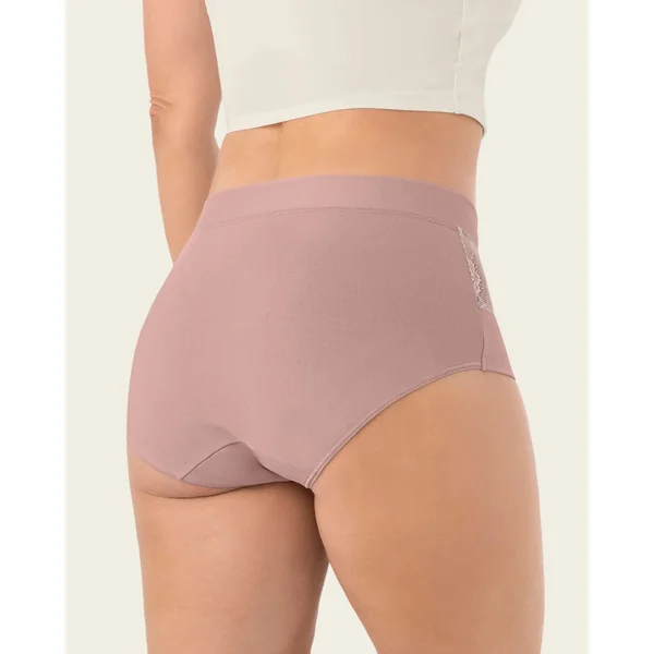 Culotte classique avec détails latéraux en dentelle