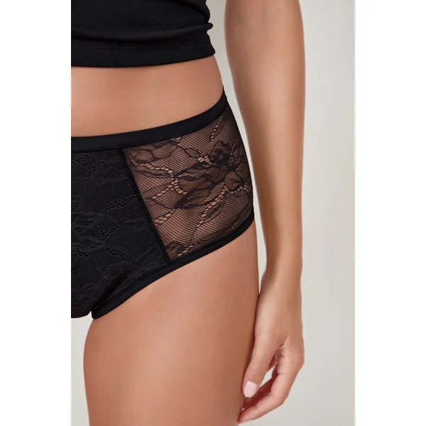 Culotte menstruelle taille haute - Flux abondant
