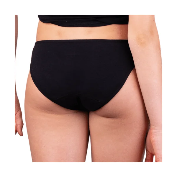CULOTTE REGLE FILLE 12 ANS COLORIS NOIR TAILLE 6 - Oplus Médical