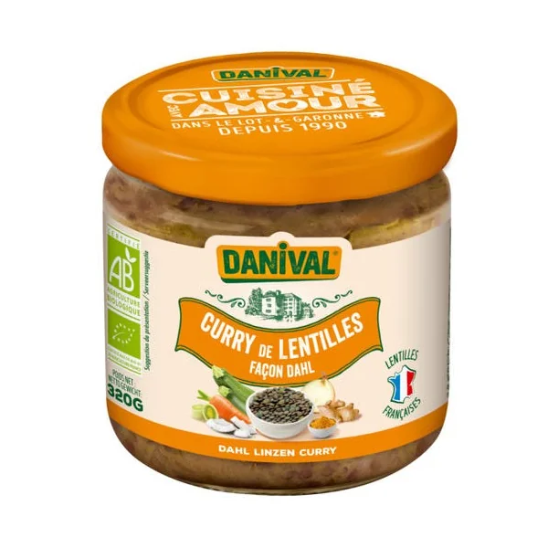 Curry de lentilles façon dahl 320g
