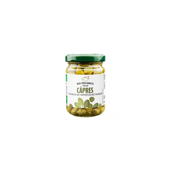 Câpres bio au vinaigre de vin - 140g