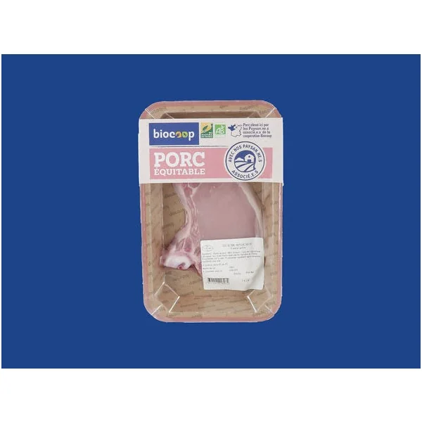 Côte de porc première (1) env. 140g