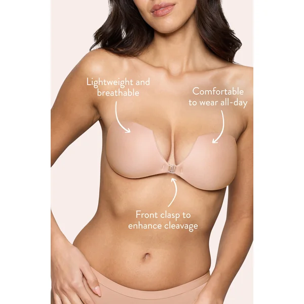 Demi Sticky Bra | Boomba Beige Demi Sticky Bra