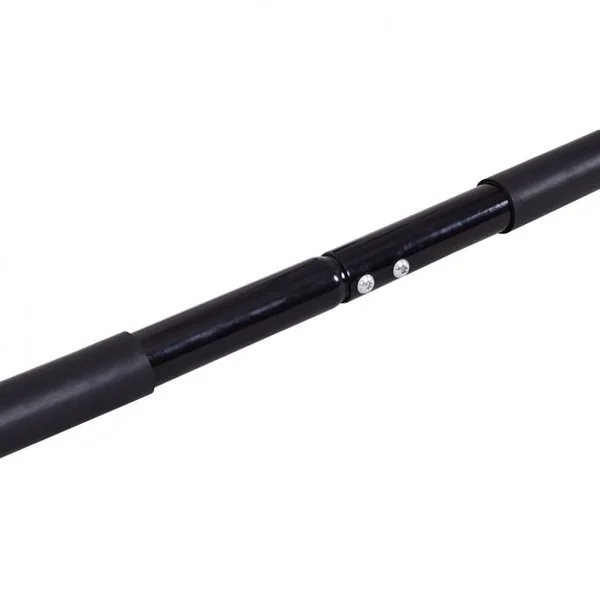 Demi-barres Parallèles de Musculation avec 2 Sangles de Suspension et Poignée en Mousse en Acier, 86x71x96,5cm, Noir