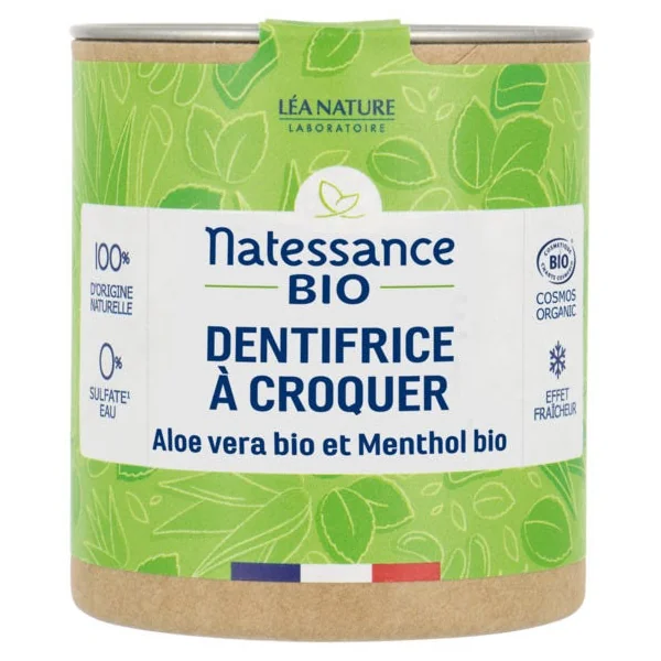 Dentifrice Aloe menthe comprimé 52g