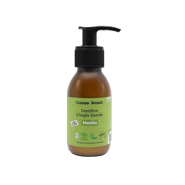 Dentifrice enfant à l'argile blanche - Menthe avec fluor 90ml