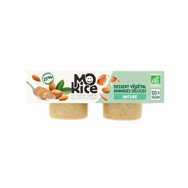 Dessert amande délice 2x100g