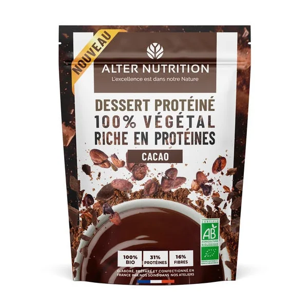 Dessert protéiné 100% végétal cacao 180g