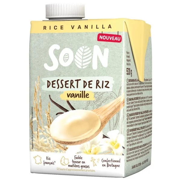 Dessert riz vanille 530g